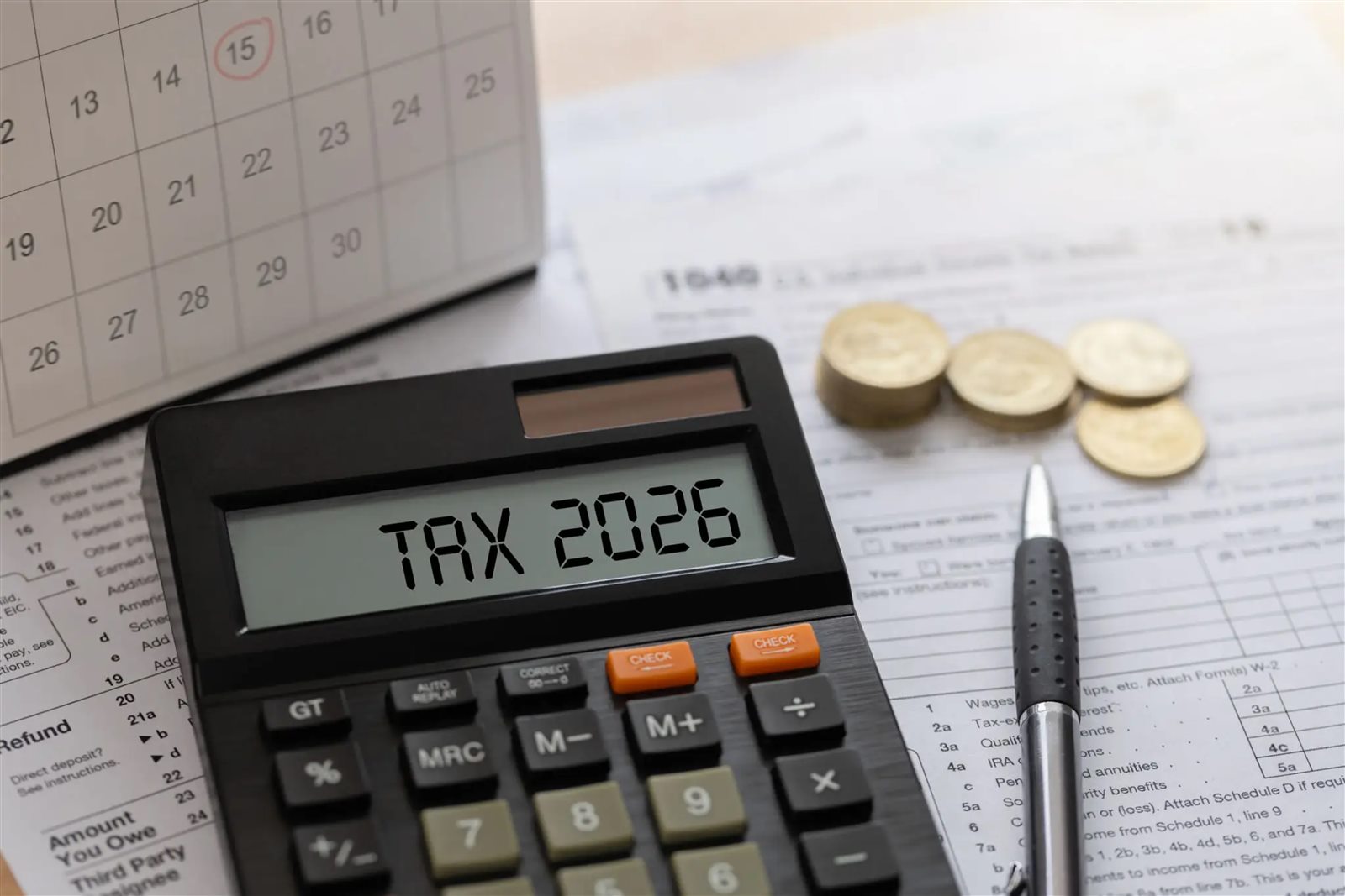 Tax forms and calculator for compliance resources